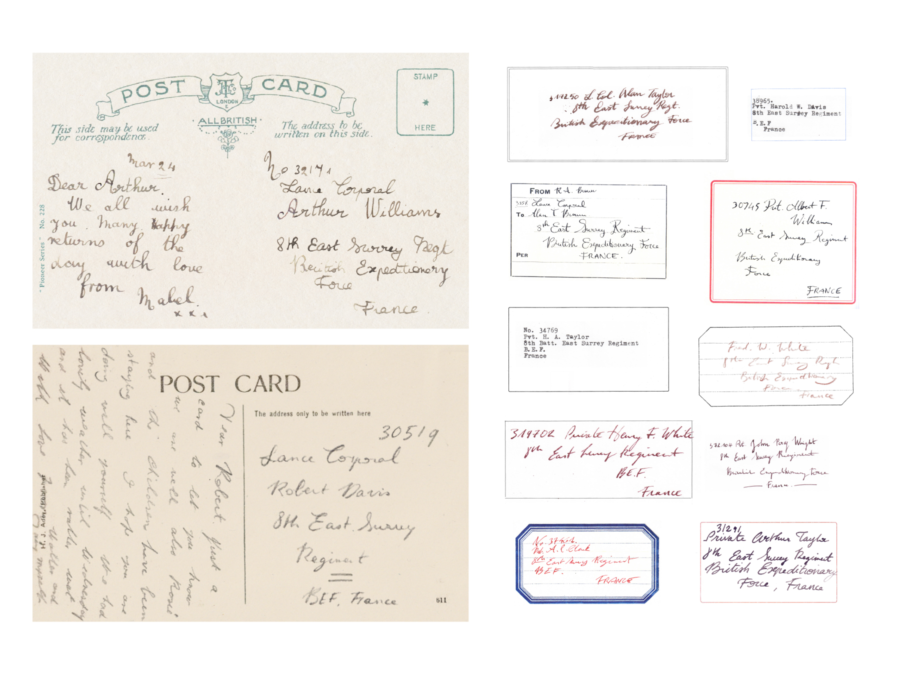 1917 – Postcards