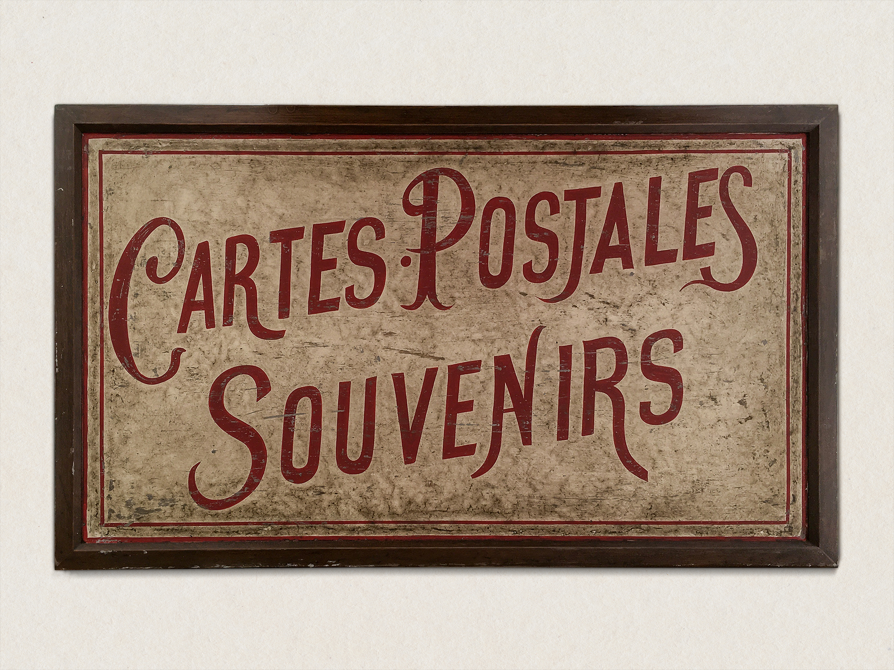 1917 – Souvenir sign
